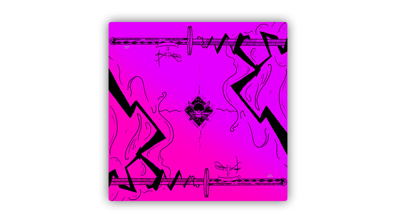 Triple-Blade Swordsman 2 Player Cloth Playmat - Jankmats