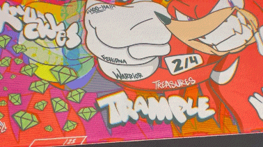 Custom Suede Top Stitched 3mm Playmat 14" x 24" - Jankmats