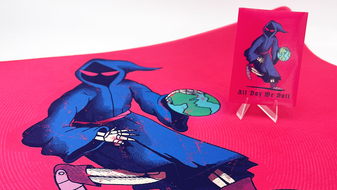 ALL DAY WE BALL | PLAYMAT & SLEEVES BUNDLE - Premium TCG Playmats - Jank Mats