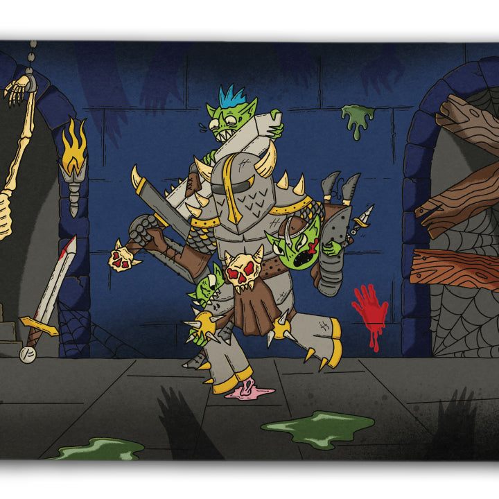 Dungeoneer by Dom Clark - Premium TCG Playmats - Jank Mats