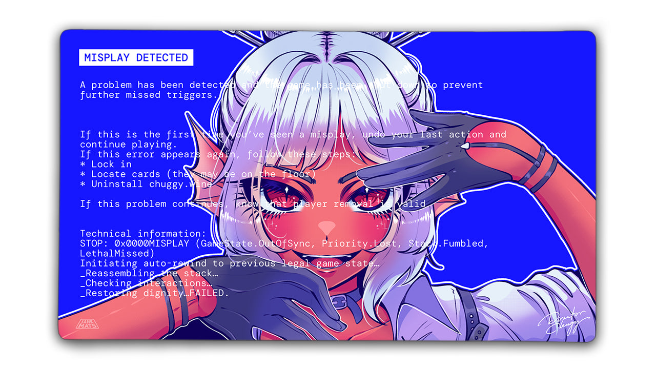 Misplay Detected - Premium TCG Playmats - Jank Mats