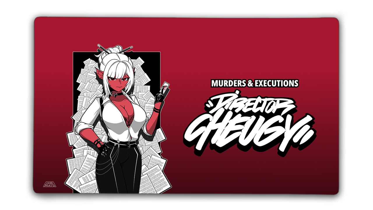 Murders & Executions (Red) - Premium TCG Playmats - Jank Mats