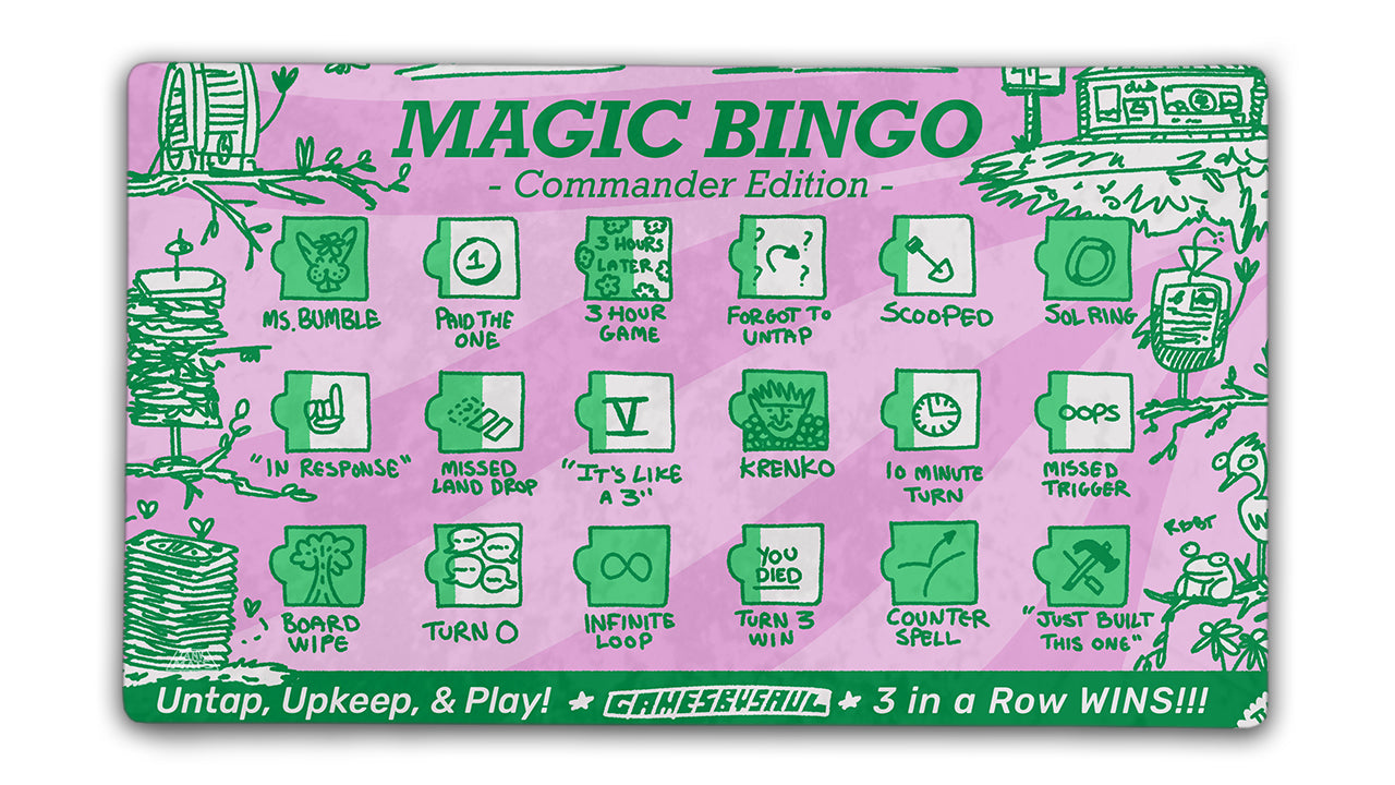 Magic Bingo - Premium TCG Playmats - Jank Mats