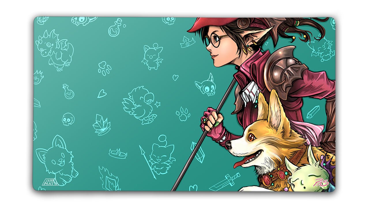 Adventure | Decked Out | By Patricio Soler - Premium TCG Playmats - Jank Mats