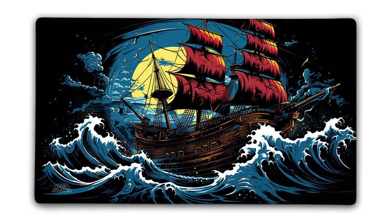 Ahoy Matey TCG Playmat or XL Desktop - Premium TCG Playmats - Jank Mats