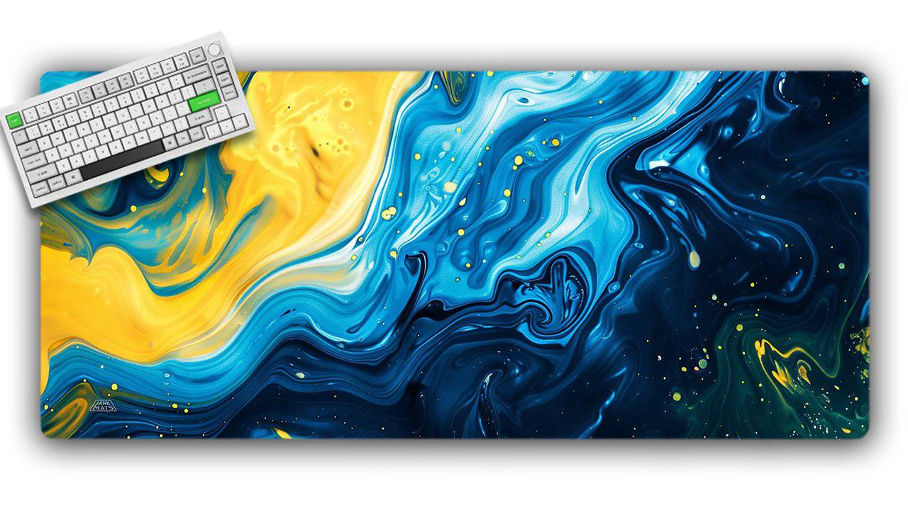 Azorious TCG Playmat or XL Desktop - Premium TCG Playmats - Jank Mats