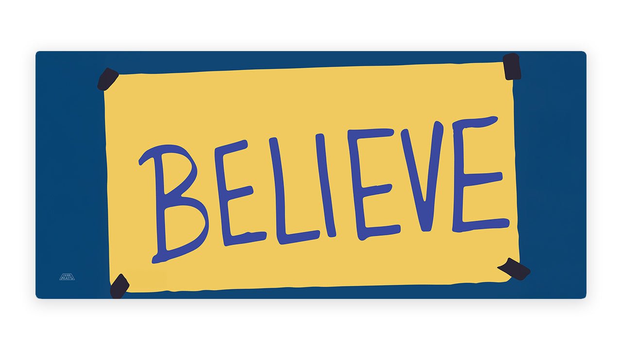 Believe Full Table Stitched Playmat - Premium TCG Playmats - Jank Mats