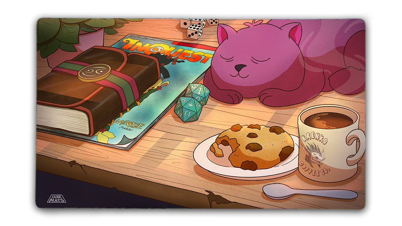 Cozy Gamers Playmat - Premium TCG Playmats - Jank Mats