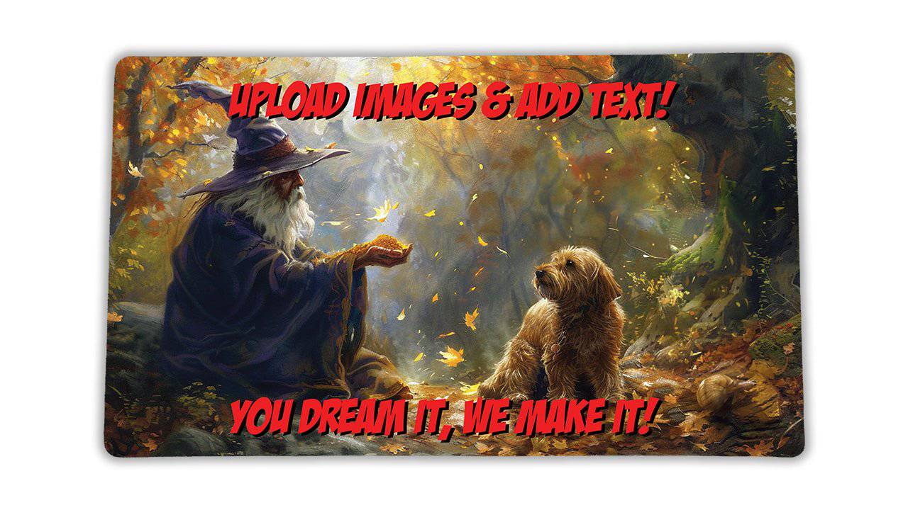 Custom Micro Velvet Stitched 3mm Playmat 14" x 24" - Jankmats