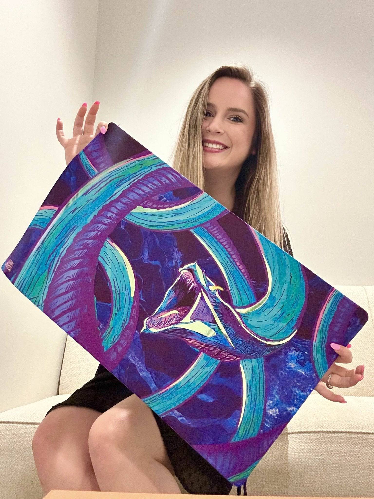 FOIL COSMIC SERPENT | LIMITED DROP - Premium TCG Playmats - Jank Mats