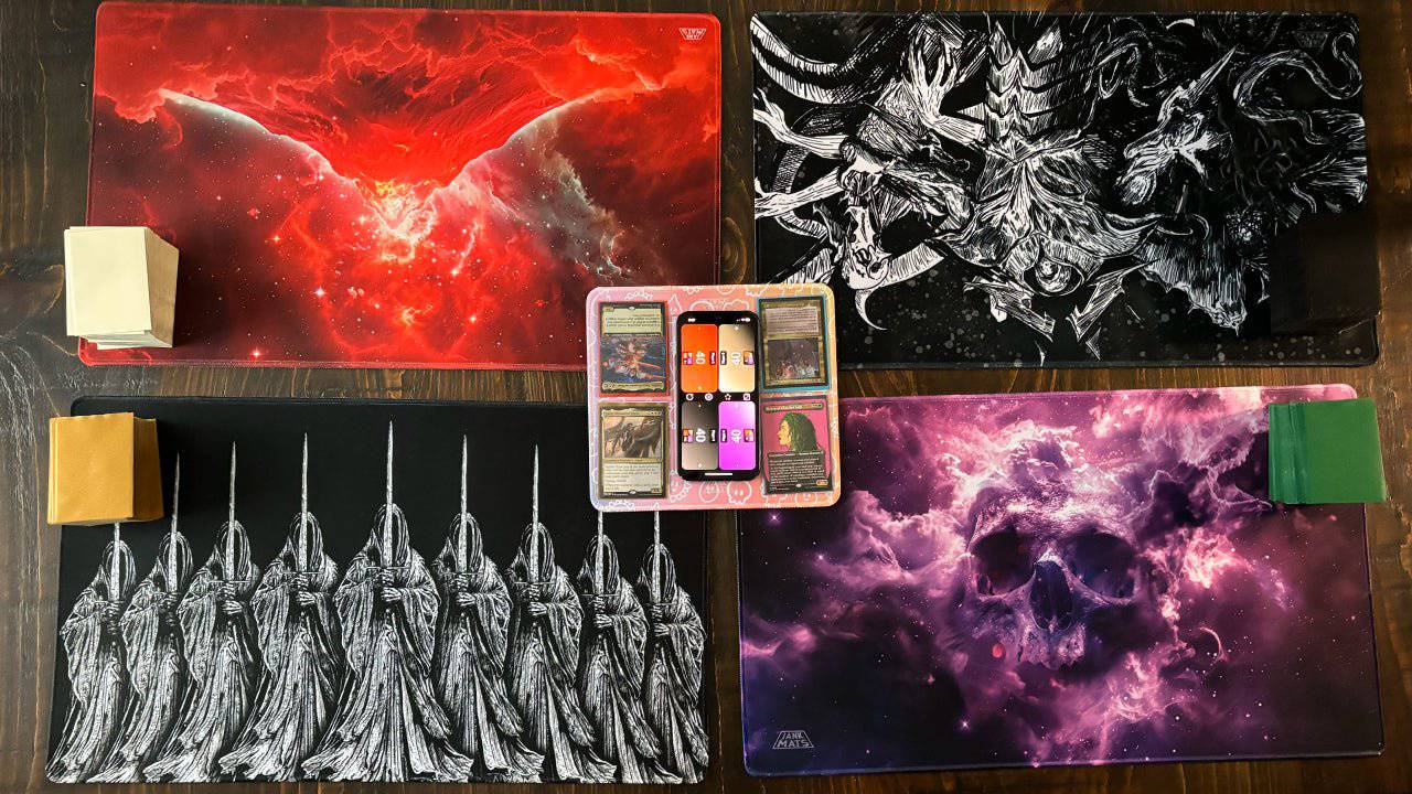 Geometric Commander Zone - Premium TCG Playmats - Jankmats