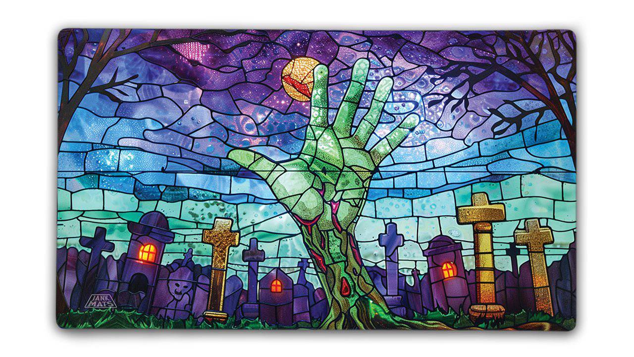 Graveyard Gaming Mat - Premium TCG Playmats - Jank Mats