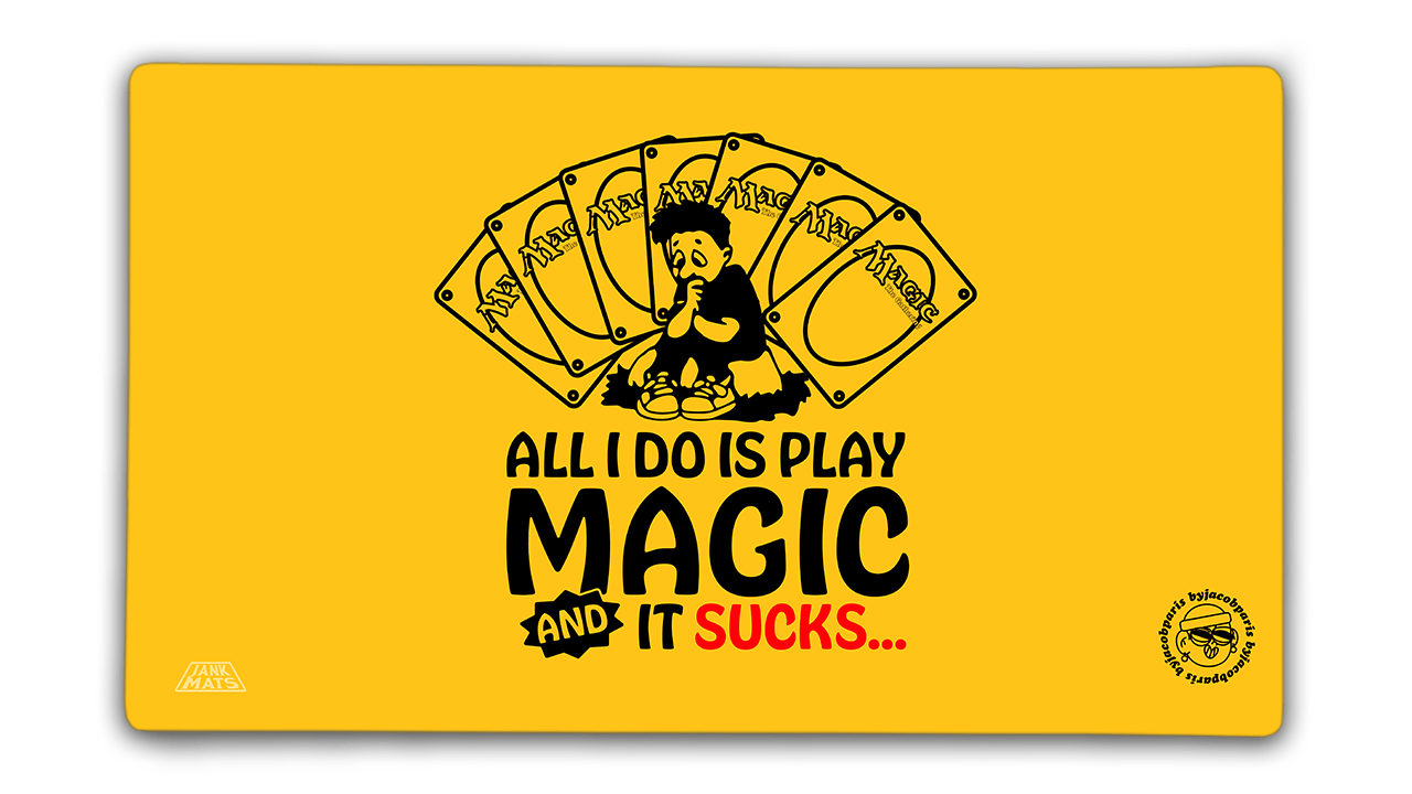 Magic Sucks Playmat - Premium TCG Playmats - Jank Mats