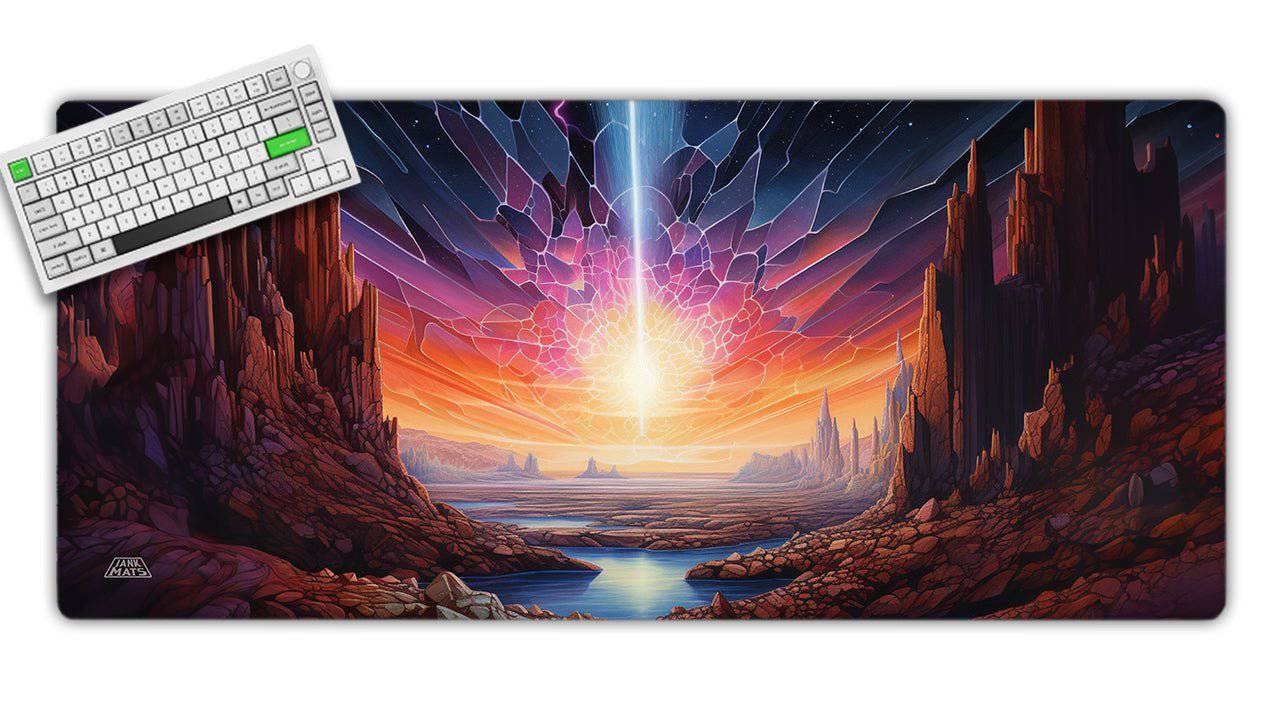 Mana Break TCG Playmat or XL Desktop - Premium TCG Playmats - Jank Mats