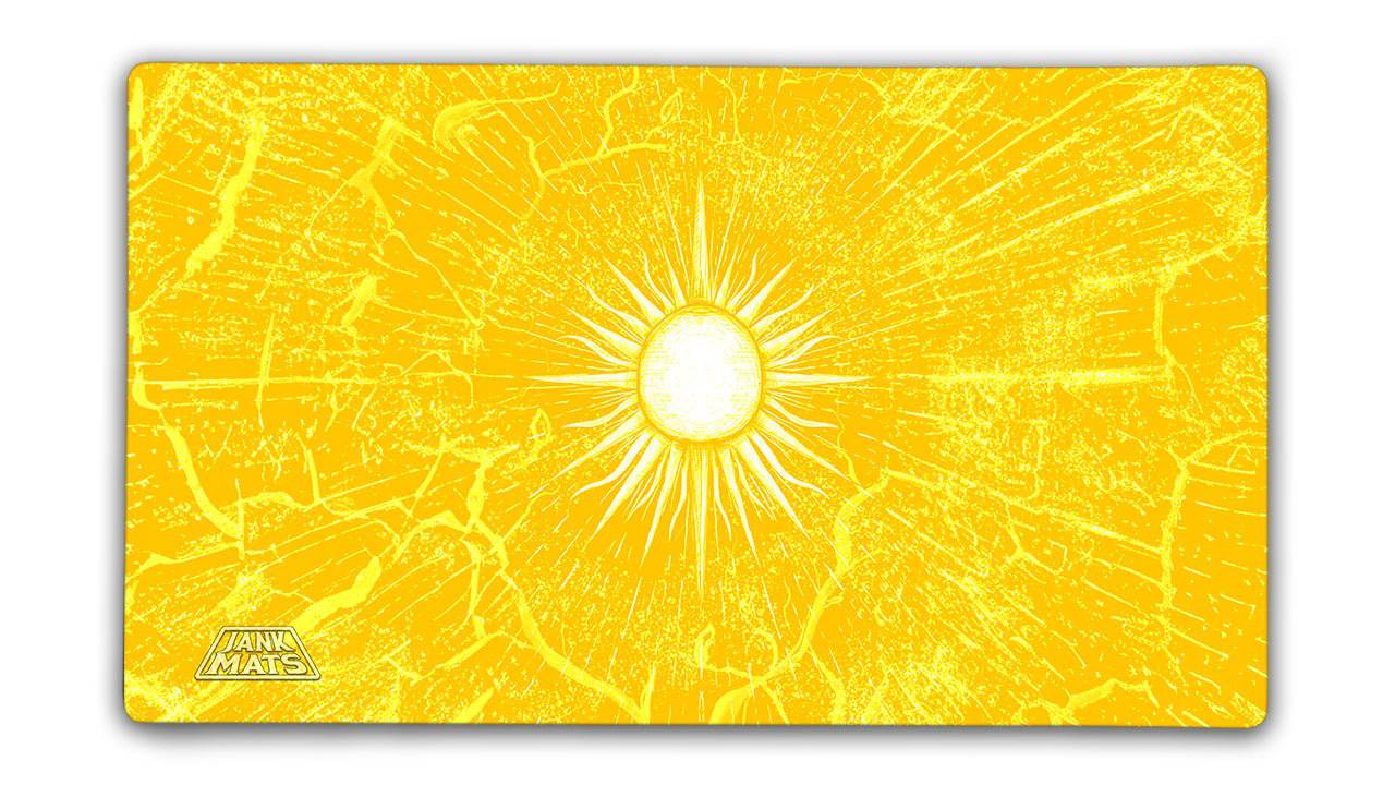 Mono White Gaming Mat - Premium TCG Playmats - Jank Mats