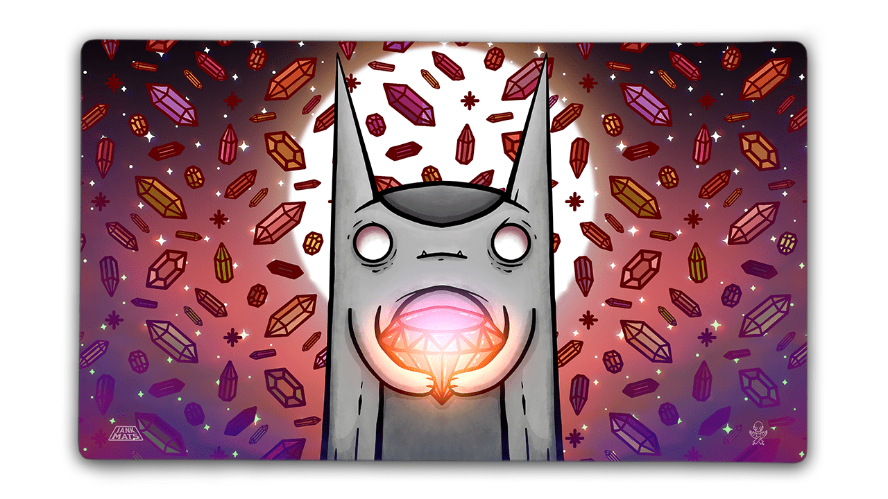 Nox Mortua Red Treasure Playmat - Premium TCG Playmats - Jank Mats