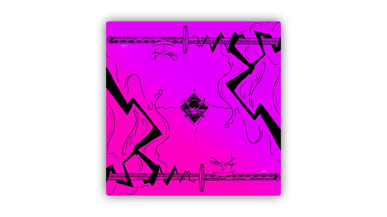 Triple - Blade Swordsman 2 Player Cloth Playmat - Jankmats