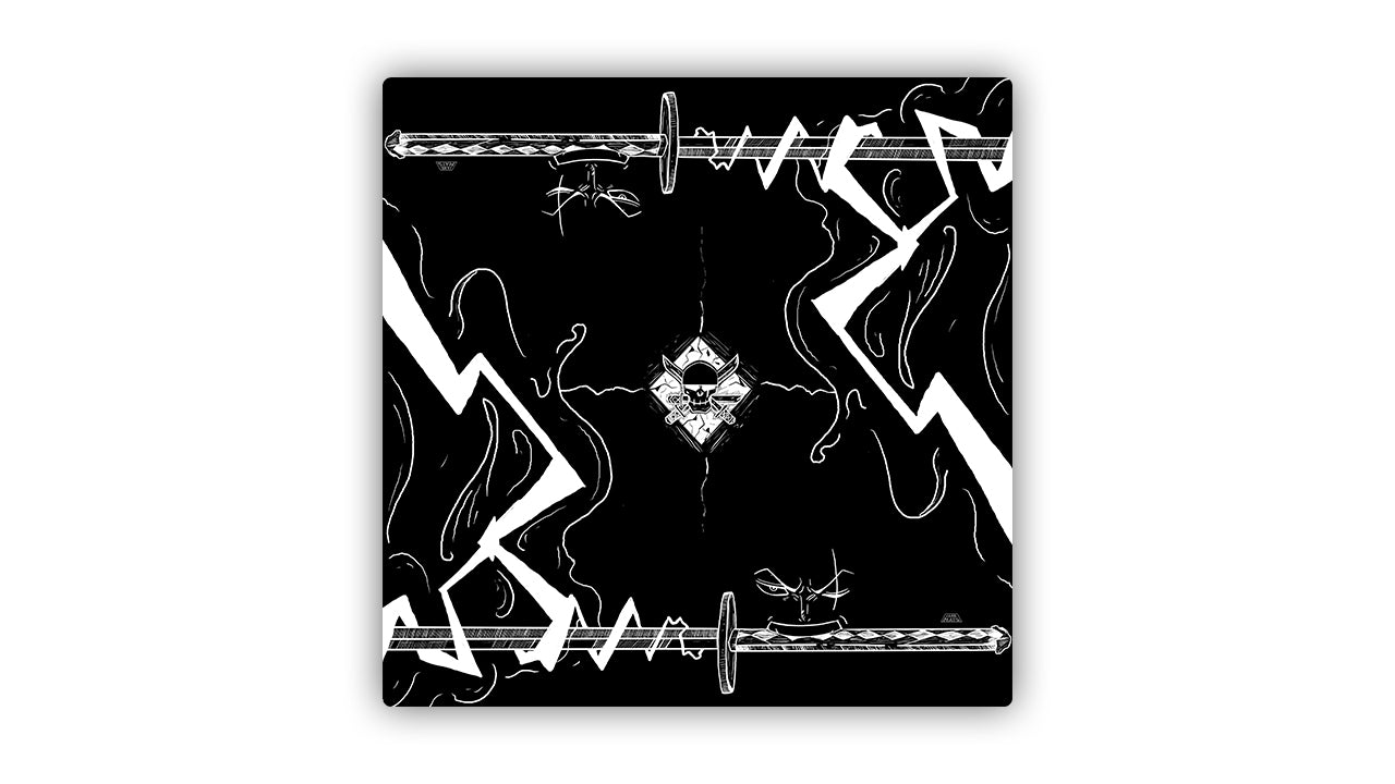 Triple - Blade Swordsman 2 Player Cloth Playmat - Jankmats