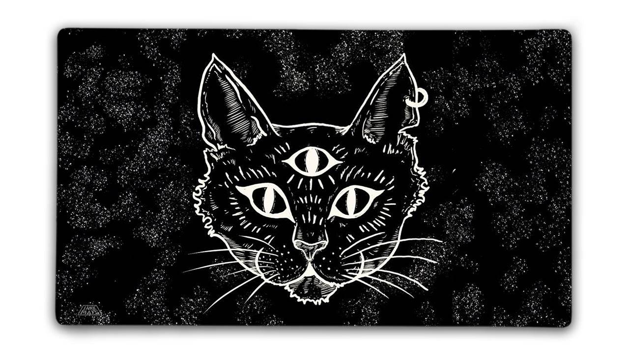 Trippy Cat Gaming Mat - Jankmats