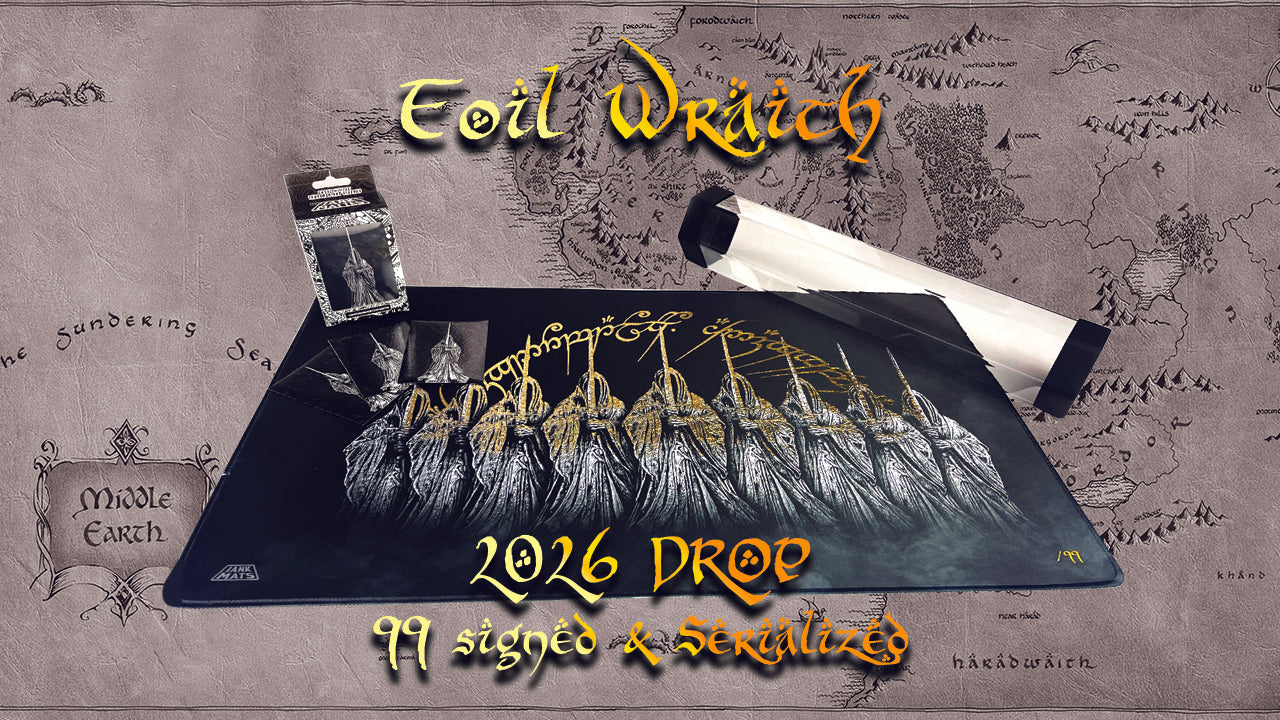 WRAITH FOIL 2025 LIMITED DROP | 99 Signed & Serialized - Premium TCG Playmats - Jank Mats