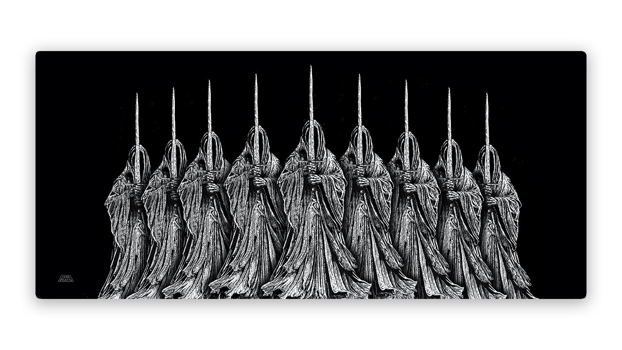 Wraith Full Table Stitched Playmat - Jankmats