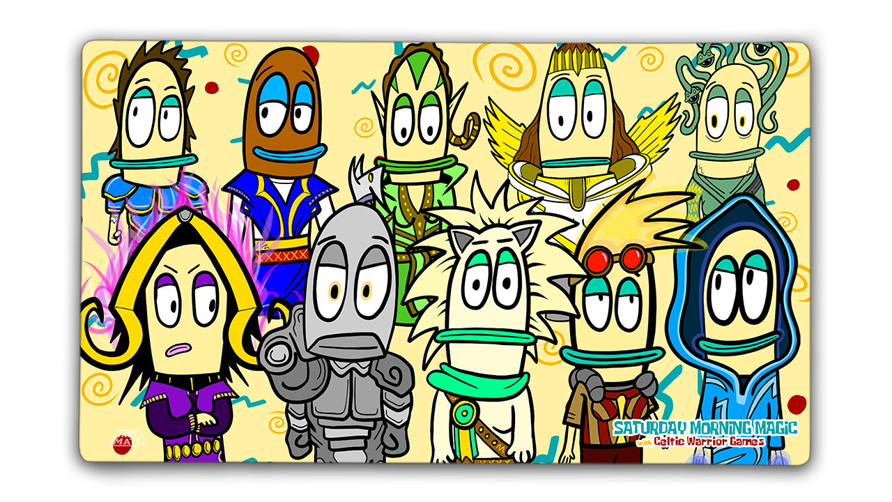 Saturday Morning Magic Cartoons - Premium TCG Playmats - Jank Mats