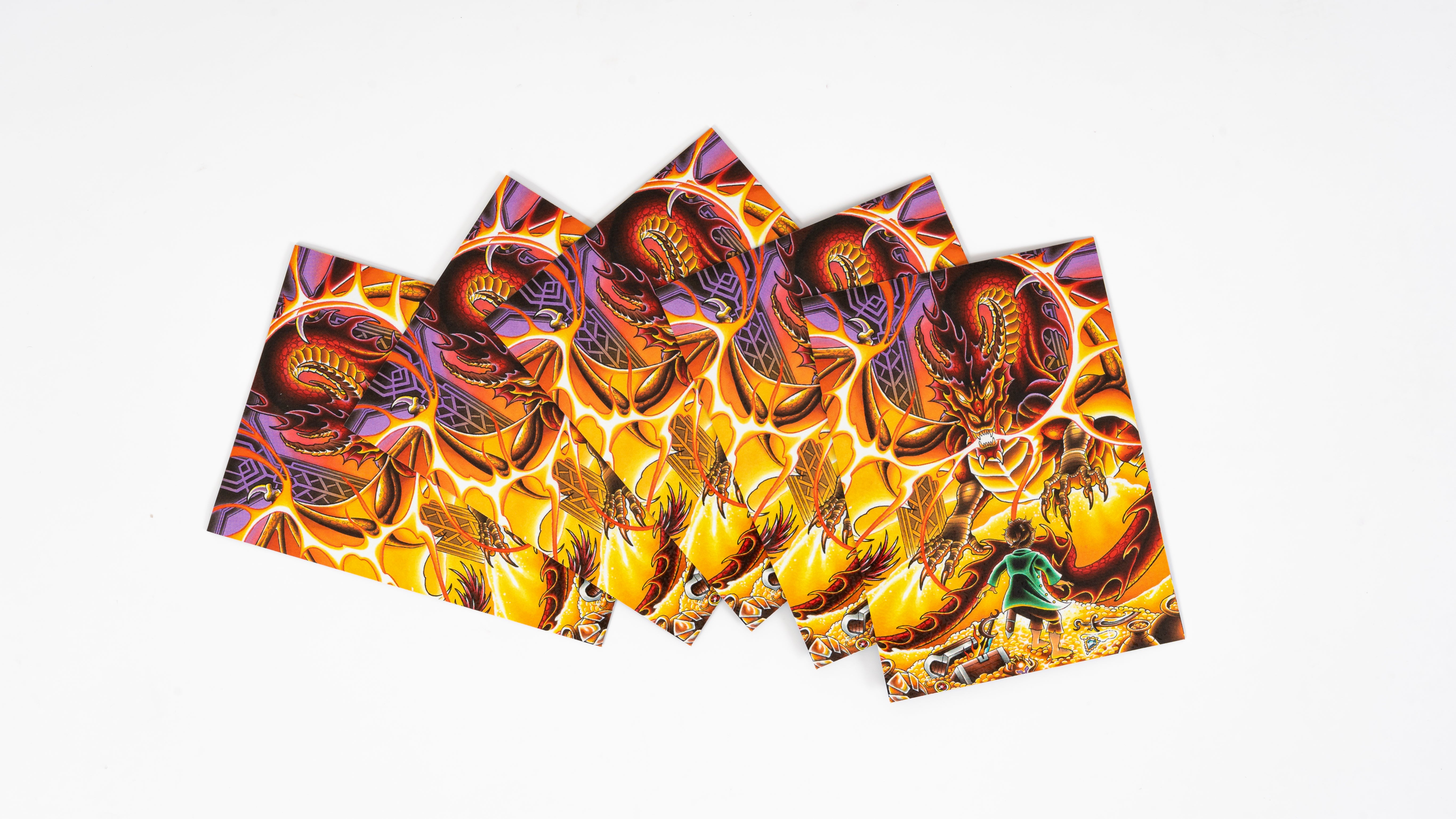 Guarded Treasure Sleeves - Premium TCG Playmats - Jank Mats