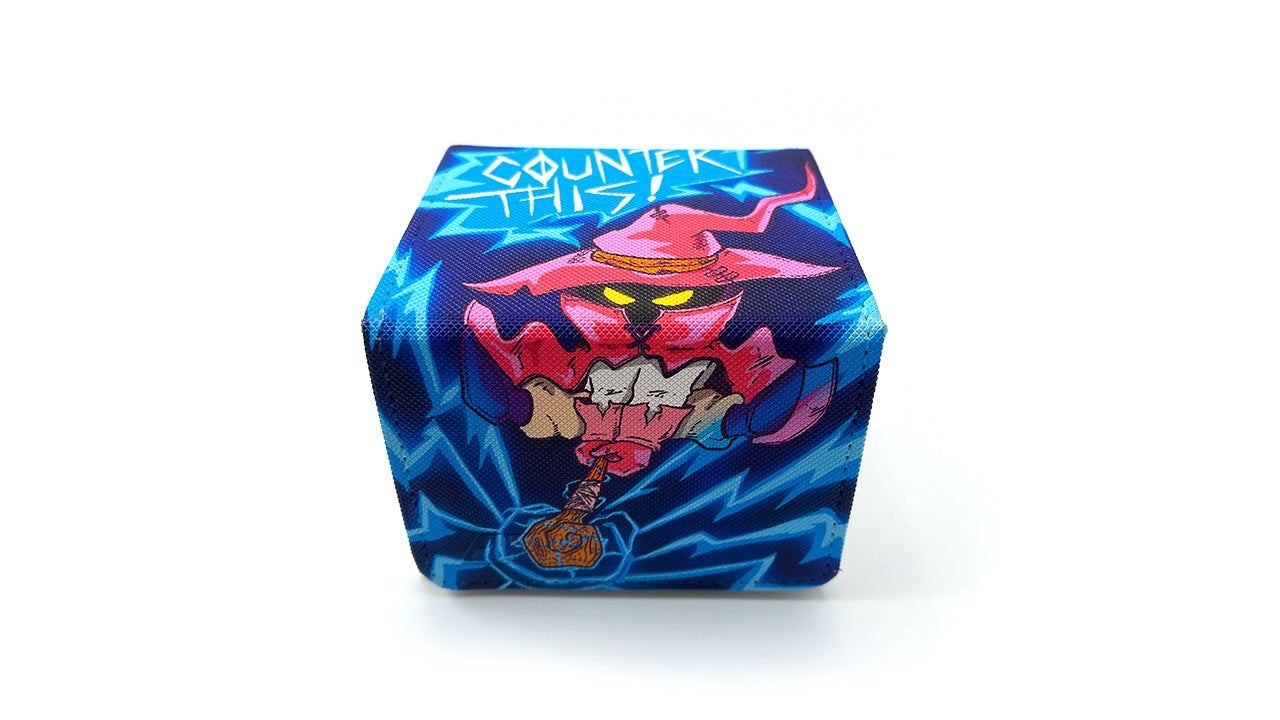 Naughty Wizard Deck Box - Premium TCG Playmats - Jankmats