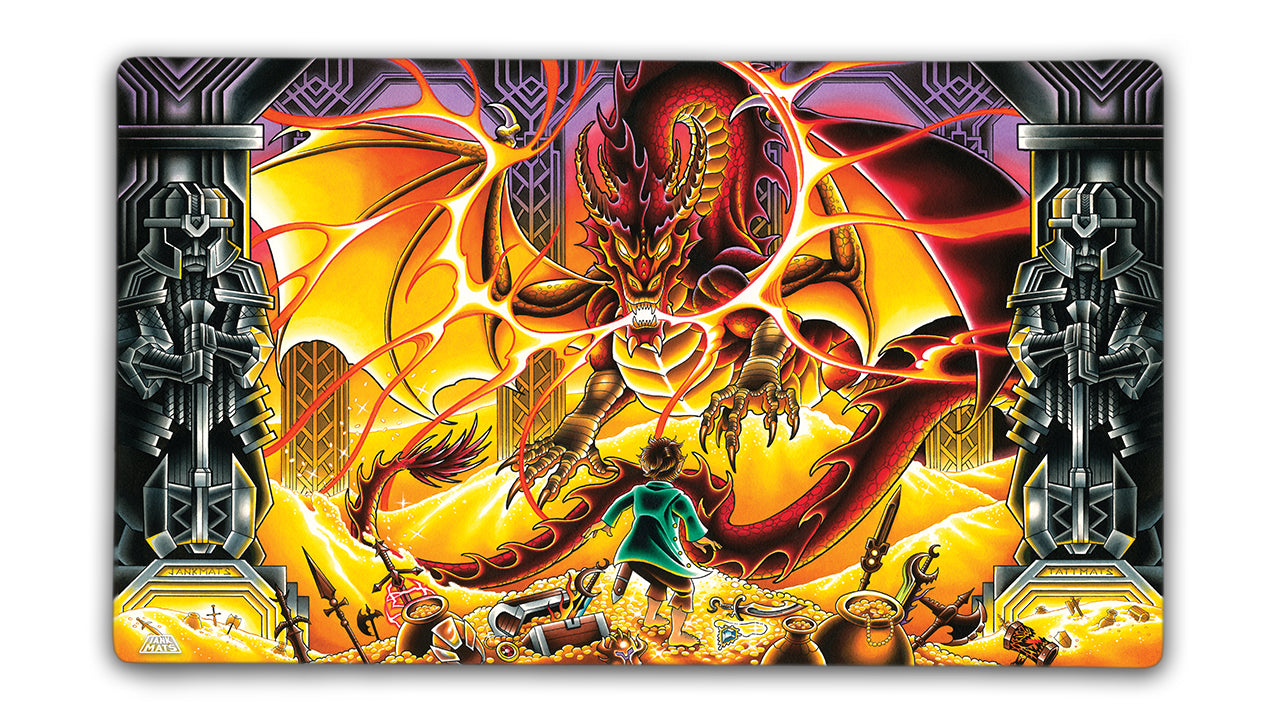 Guarded Treasure Playmat - Premium TCG Playmats - Jank Mats