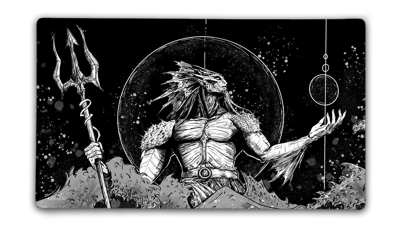 Merfolk Hero - Premium TCG Playmats - Jank Mats