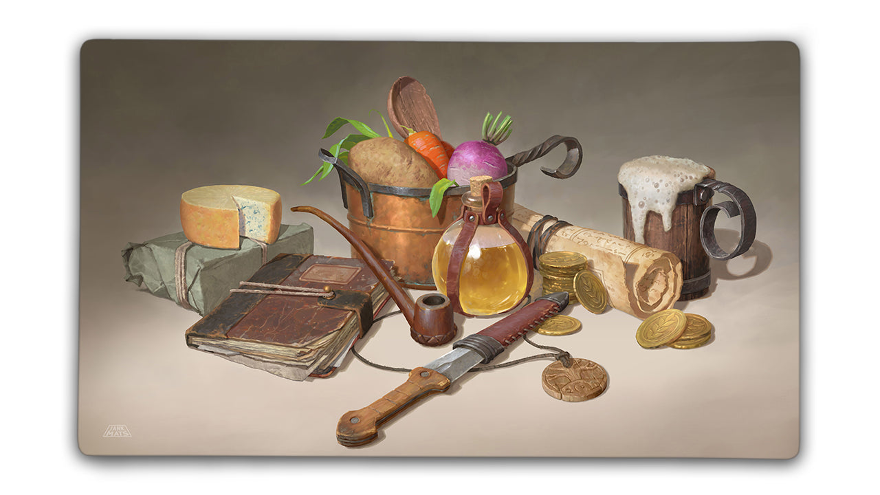 Halfling Adventure | Clint Cearley - Premium TCG Playmats - Jank Mats