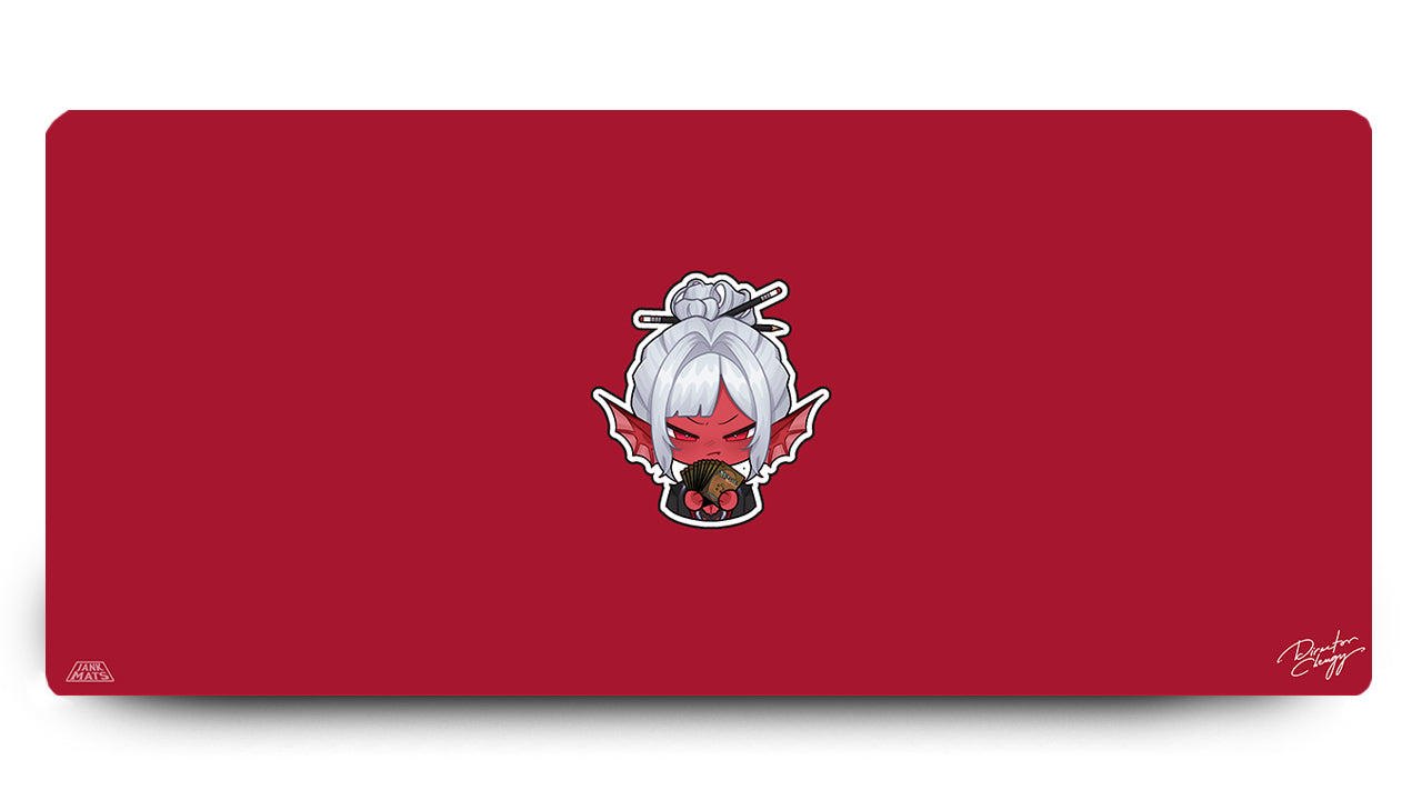 Card Shark (Red) - Premium TCG Playmats - Jank Mats