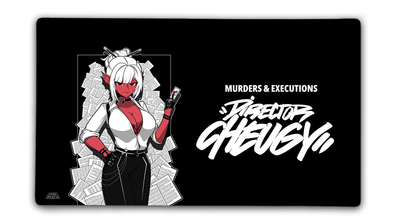 Murders & Executions (Black) - Premium TCG Playmats - Jank Mats
