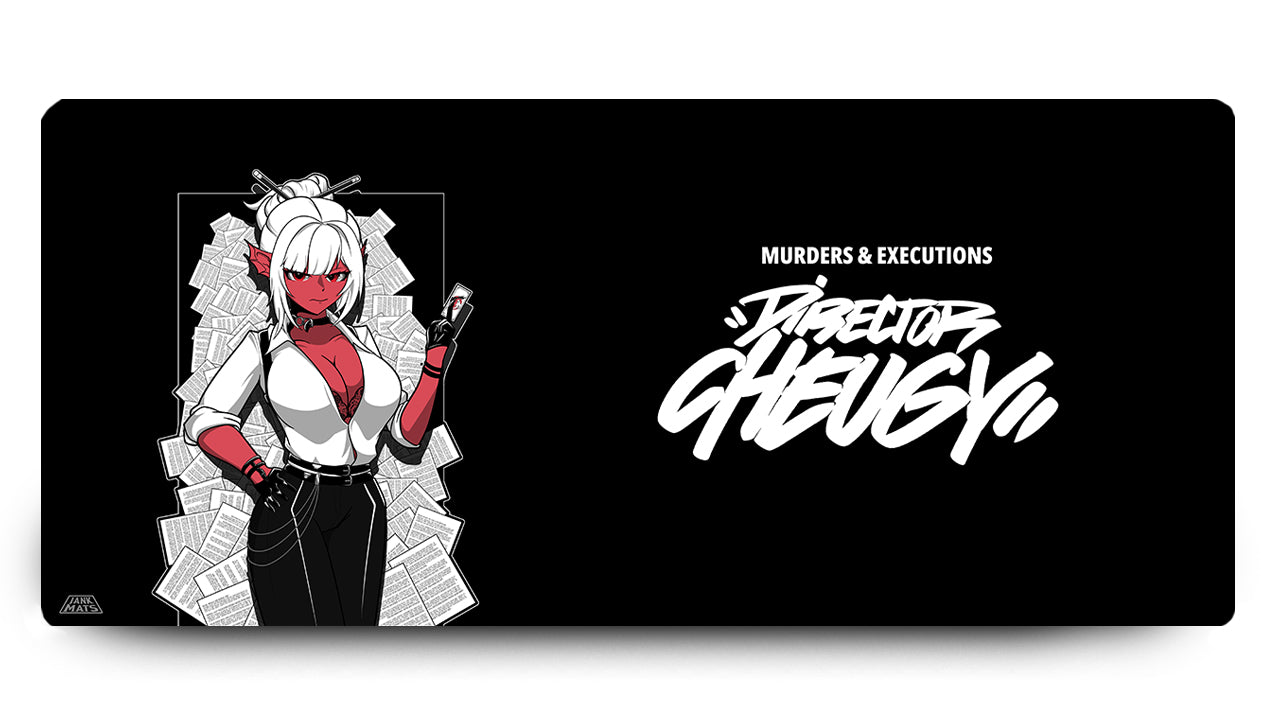 Murders & Executions (Black) - Premium TCG Playmats - Jank Mats