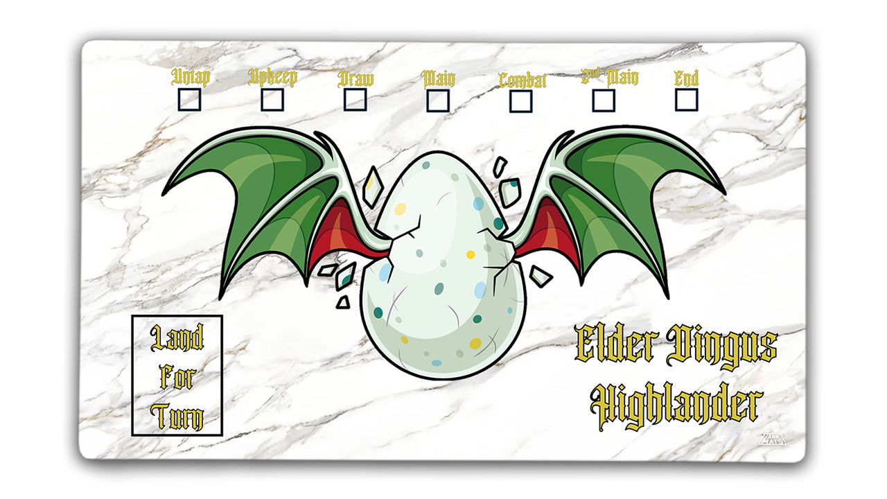 Elder Dingus Highlander - Phases - Premium TCG Playmats - Jank Mats