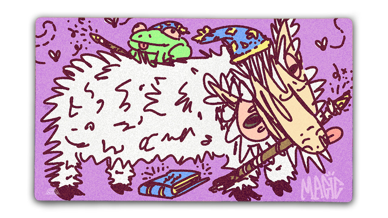 Magic Goat Frog - Premium TCG Playmats - Jank Mats