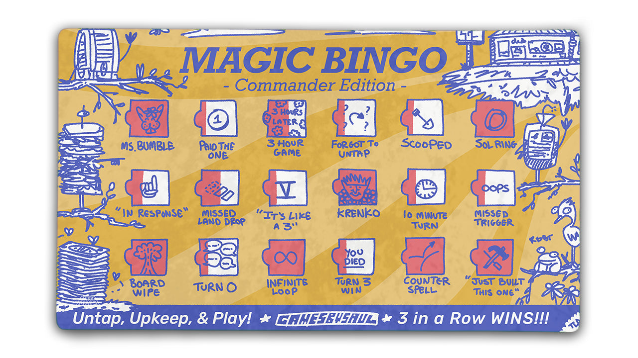 Magic Bingo BO - Premium TCG Playmats - Jank Mats