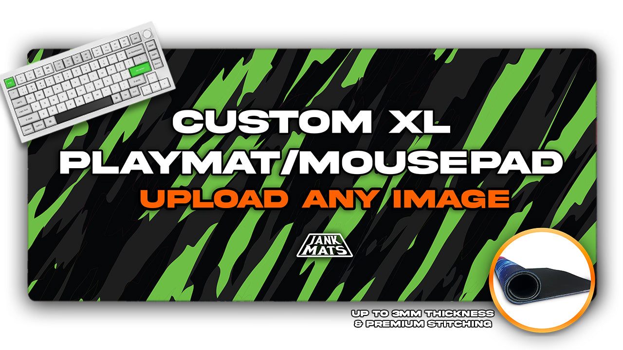 Custom XL Gaming & PC Desk Mat 15.5x35.5 | Jank Mats – Jankmats