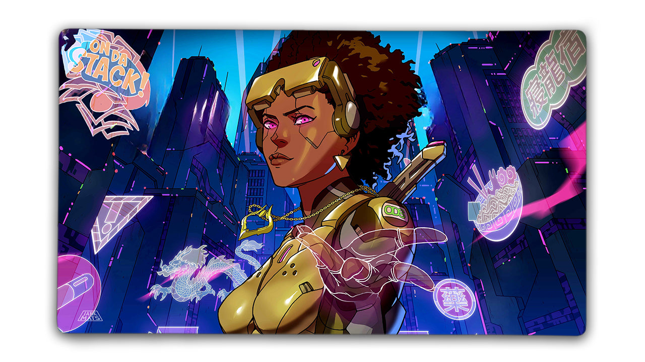 Technomancer K - Premium TCG Playmats - Jank Mats