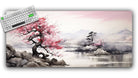 Cherry Blossom TCG Playmat or XL Desktop - Premium TCG Playmats - Jank Mats
