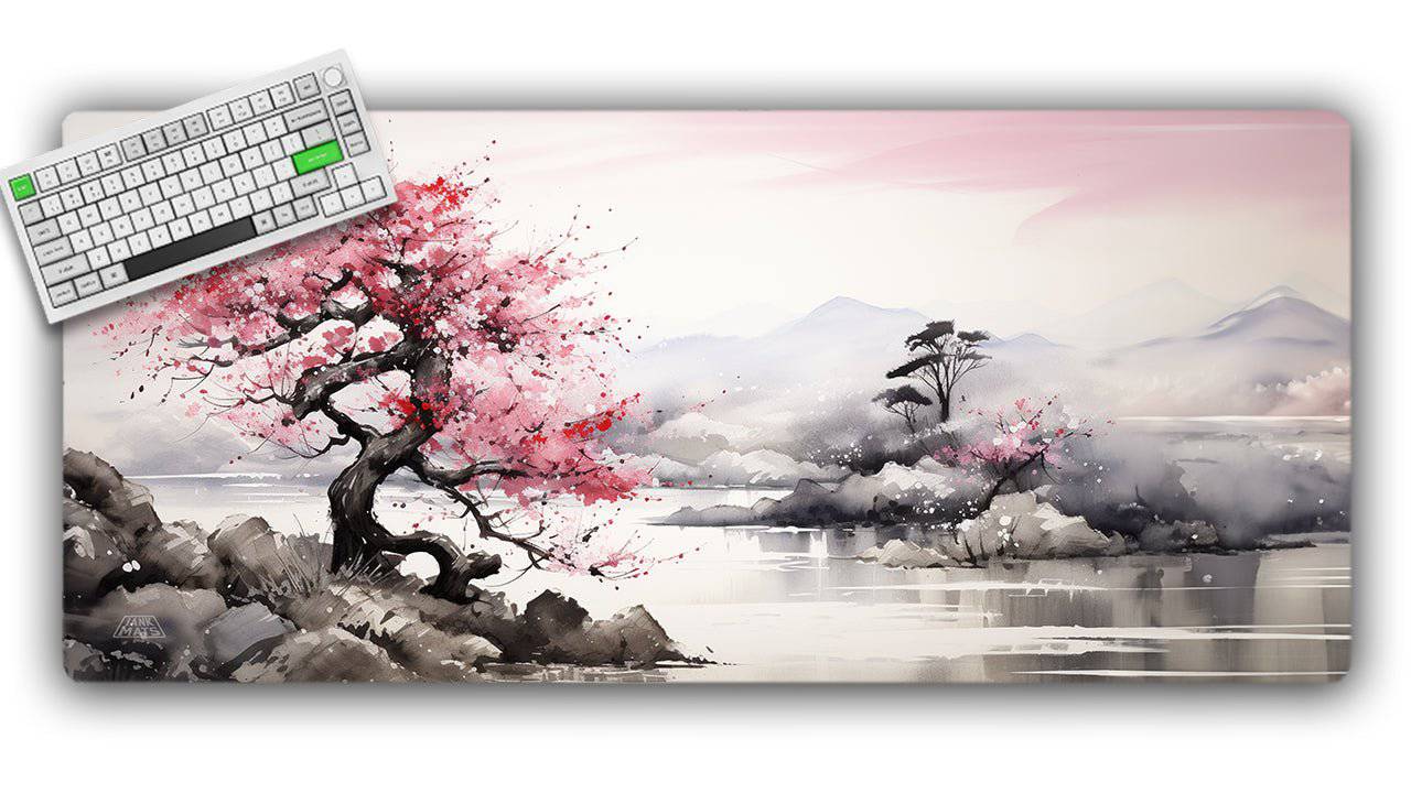 Cherry Blossom TCG Playmat or XL Desktop - Jankmats