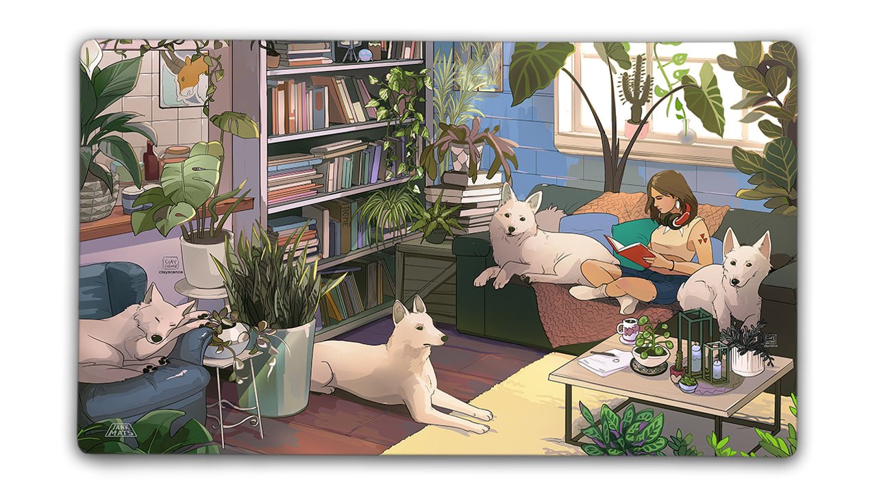 Chilling - Premium TCG Playmats - Jank Mats