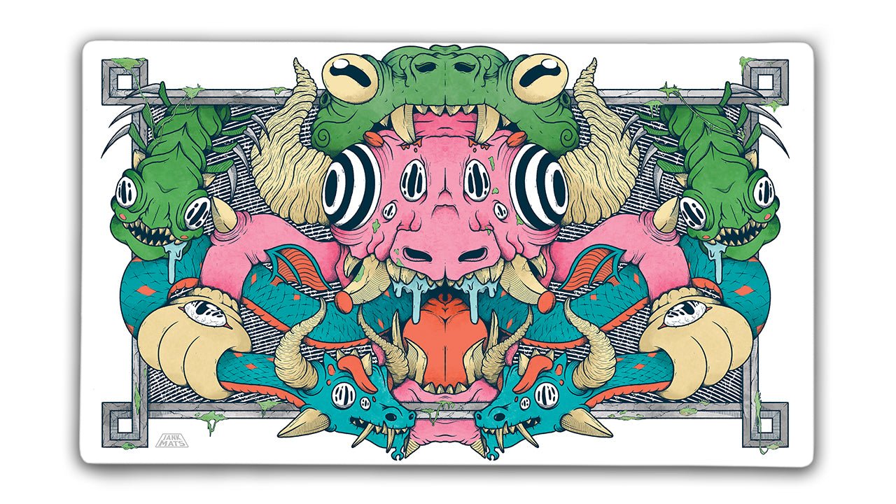 Demon Food Chain - Premium TCG Playmats - Jank Mats