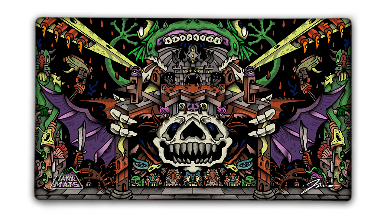 Dungeons and Nematodes Playmat - Premium TCG Playmats - Jank Mats