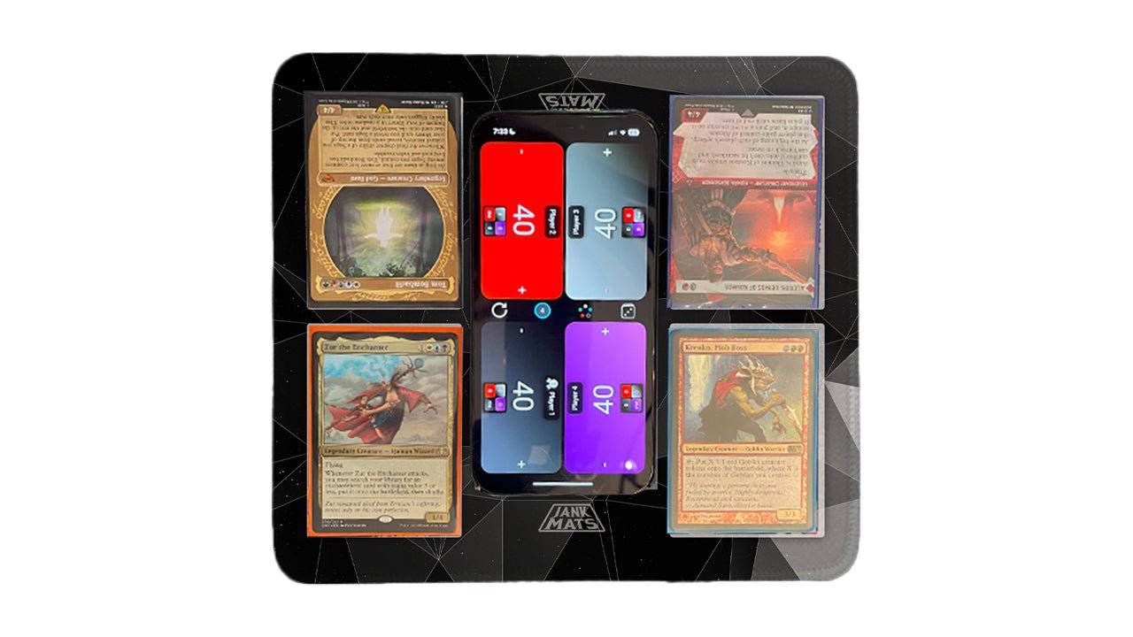 Geometric Commander Zone - Premium TCG Playmats - Jankmats