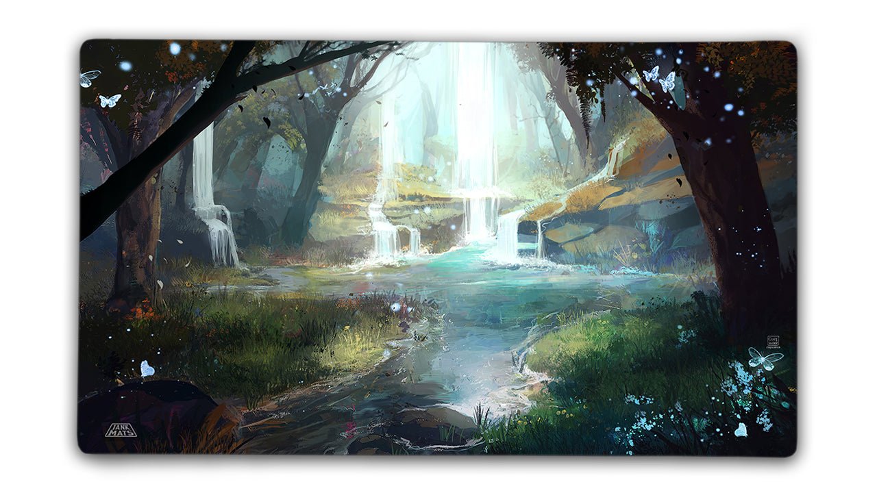 Glimmer Forest - Premium TCG Playmats - Jank Mats