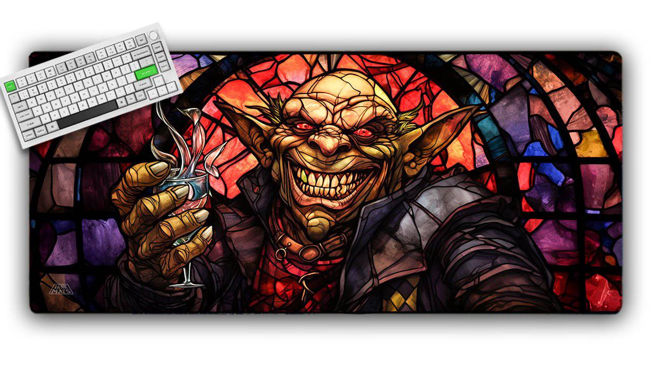 Goblin Mob Boss TCG Playmat or XL Desktop - Jankmats