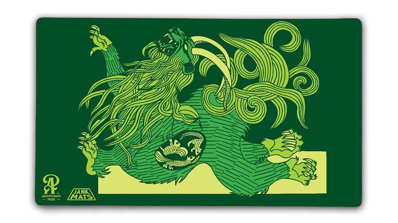 Green Beast Playmat - Premium TCG Playmats - Jank Mats