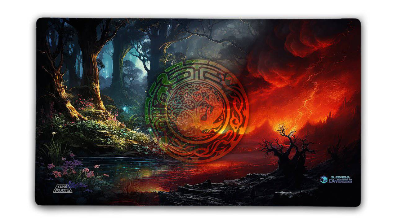Gruul TCG Playmat - Premium TCG Playmats - Jank Mats