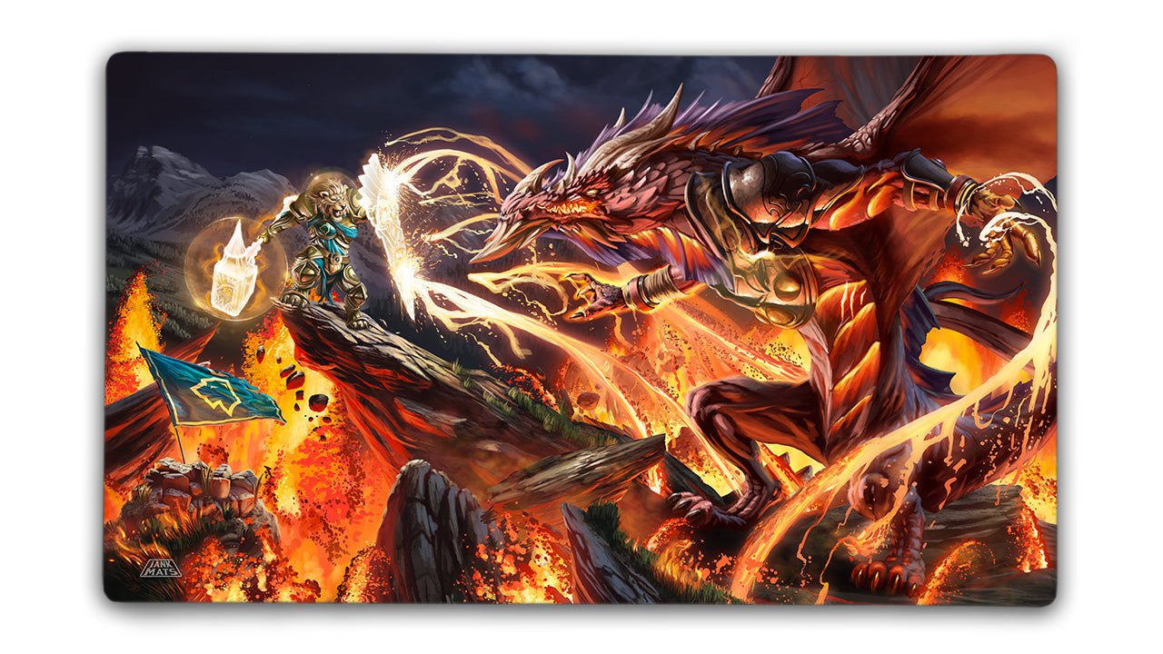 Hero's Peak Playmat - Premium TCG Playmats - Jank Mats